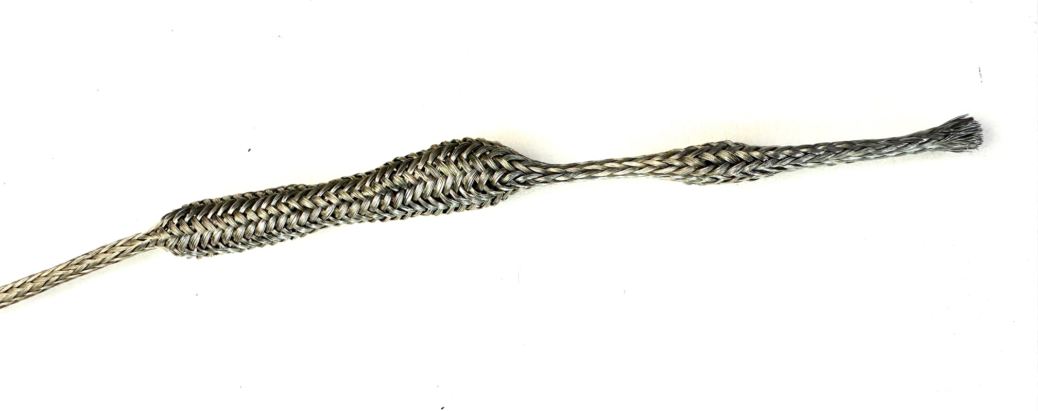 Kabelschutzschlauch - Kupfer-Abschirmschlauch verzinnt Meterware O 3,5 -10 mm   Länge: 10 cm