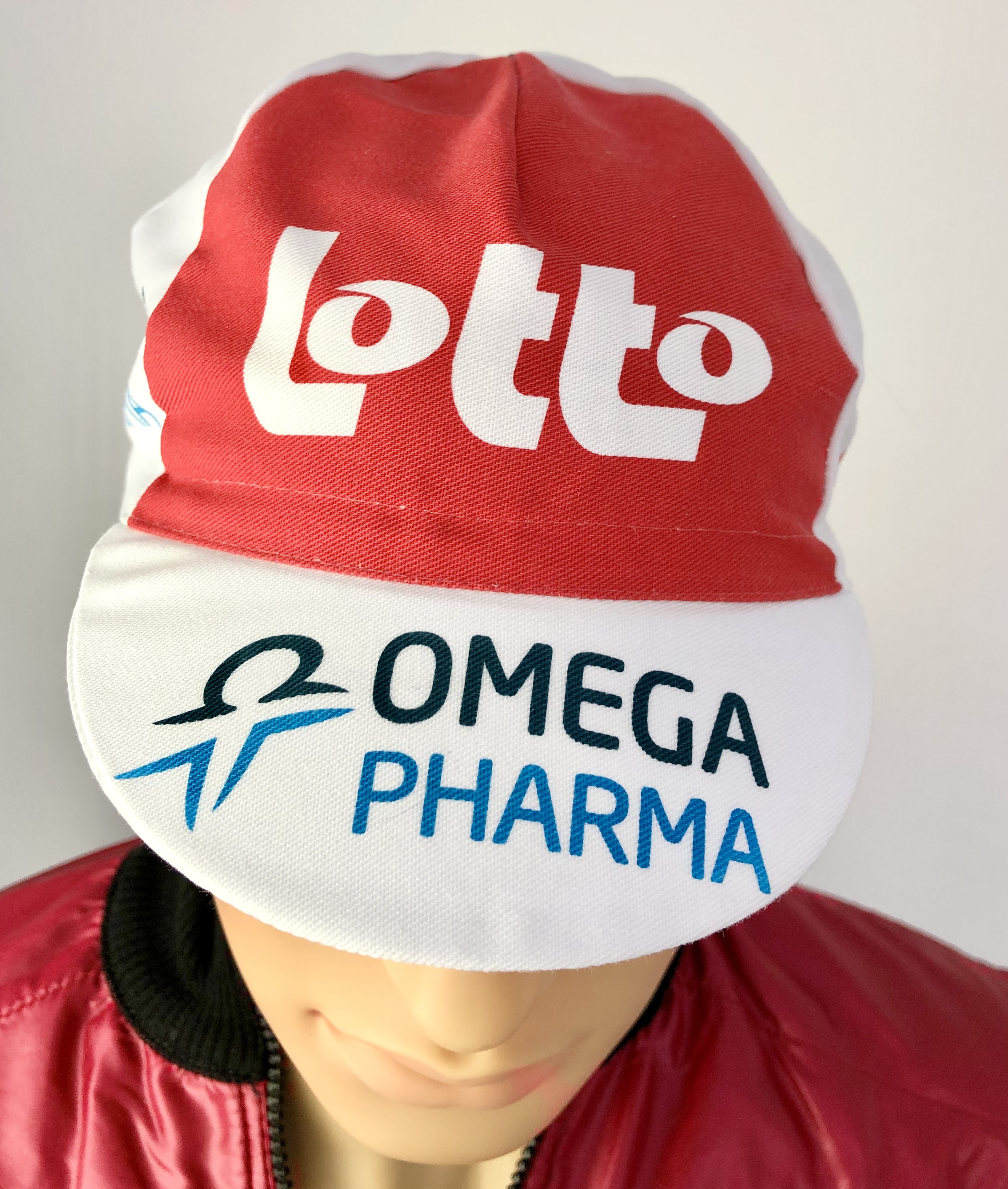 Retro Radsportmütze Team Lotto Omega
