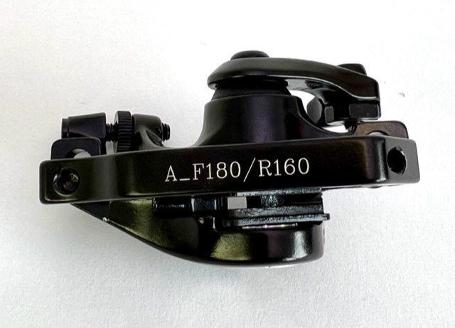 Tektro Aries Bremssattel mit Adapter A_F180/ R160