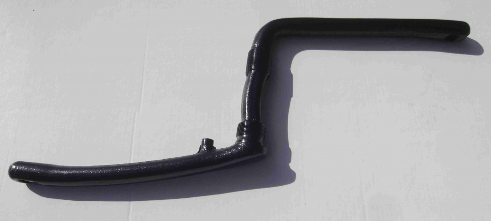 One piece Crank, 175 mm Kurbelgarnitur aus einem Stück schwarz