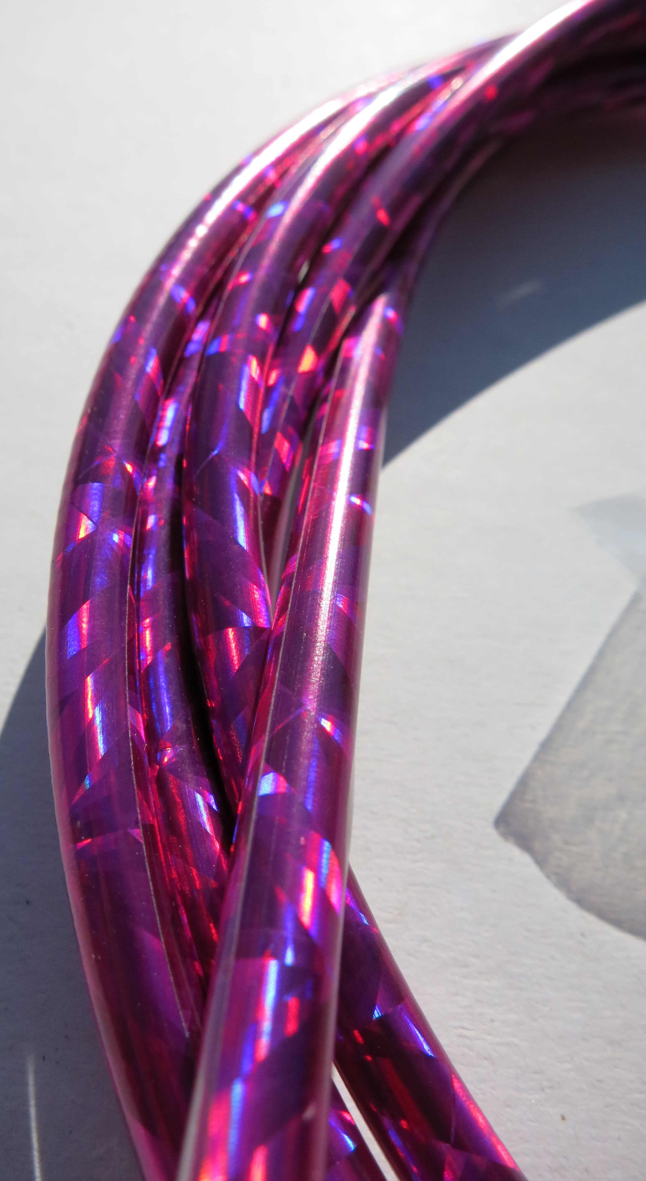Außenzug Bowdenzug Glitter pink 2,50 m 5 mm