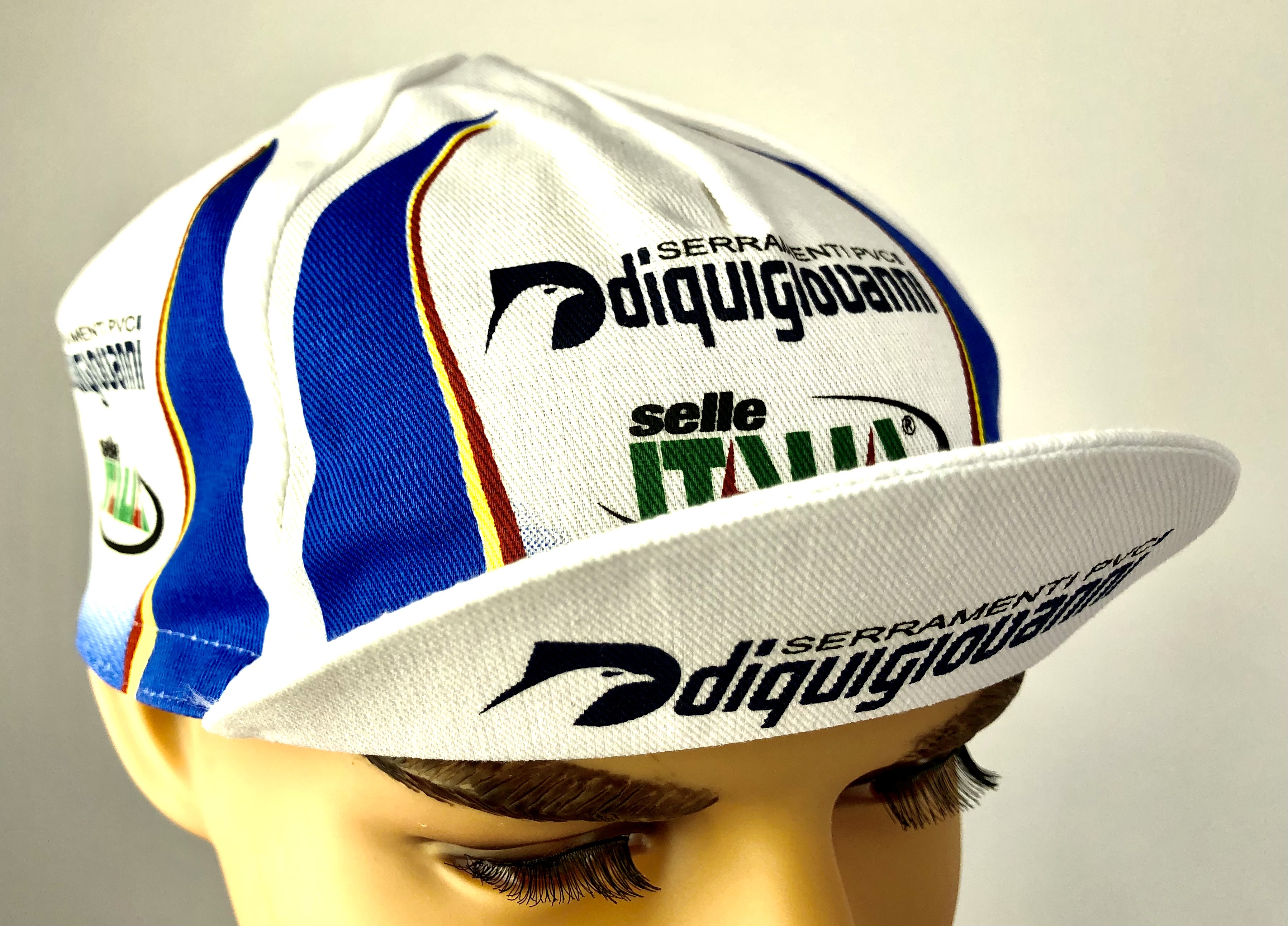 Retro Radsportmütze Team Selle Italia Diquigiovanni