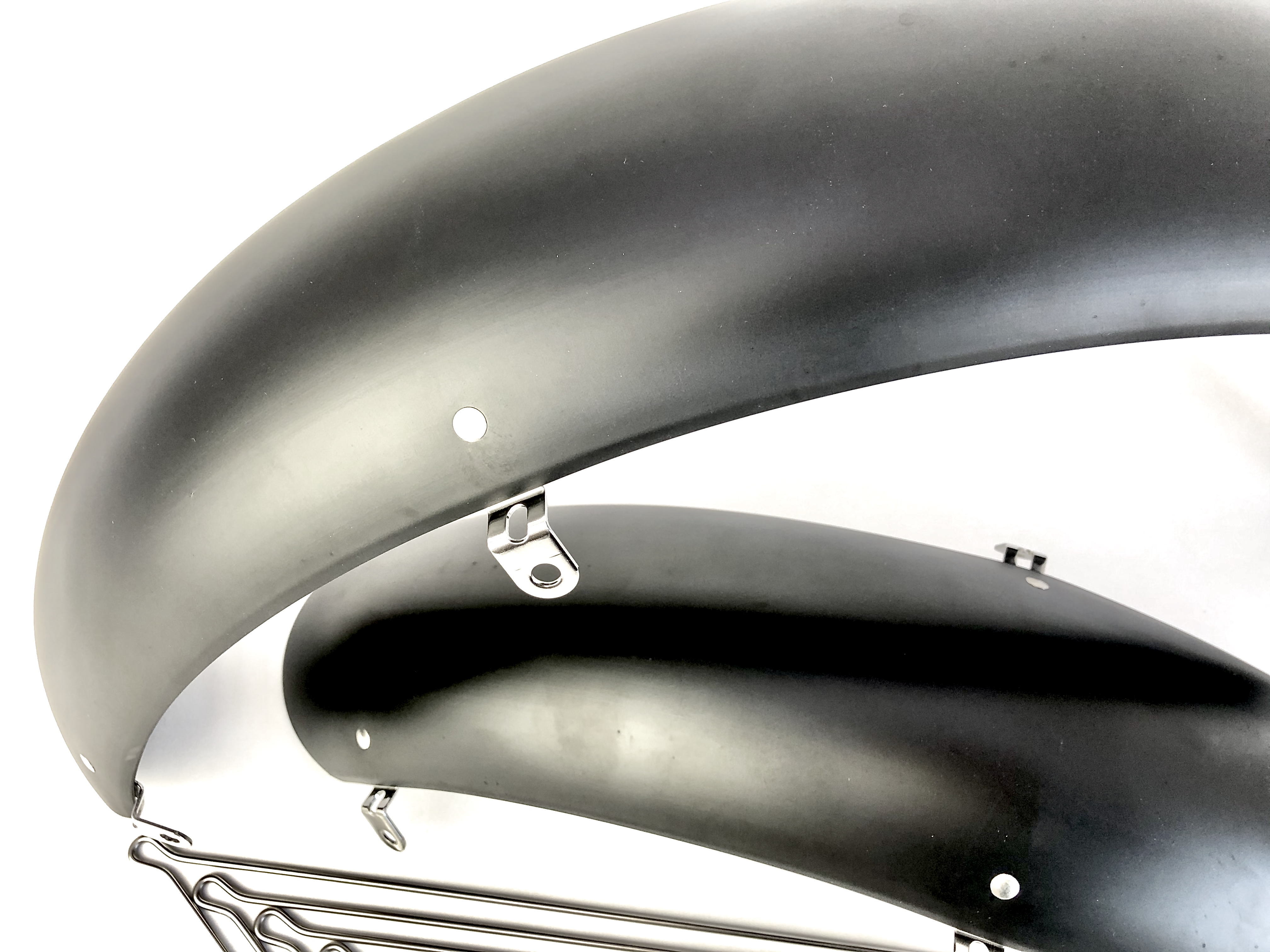 204 Fat Bike Kunststoffschutzbleche matt schwarz 20 x 4 - 4.8 124 mm breit