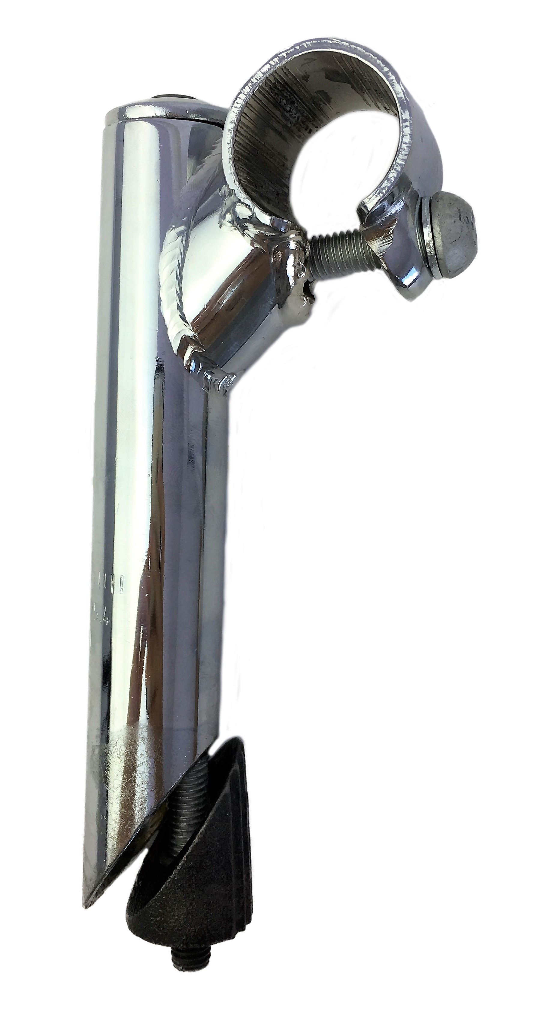 Vorbau 25,4 - 25,4,  40mm, Stahl-Schaft mit 1-Fach Schraubenlenkerklemmung verchromt Humpert Ergotec