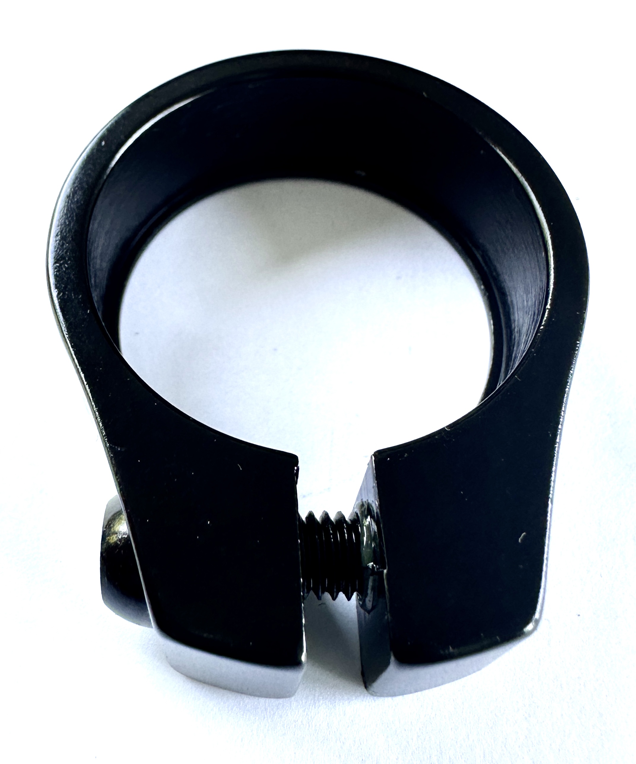 Sattelstützklemme 35 mm  Alu schwarz glänzend