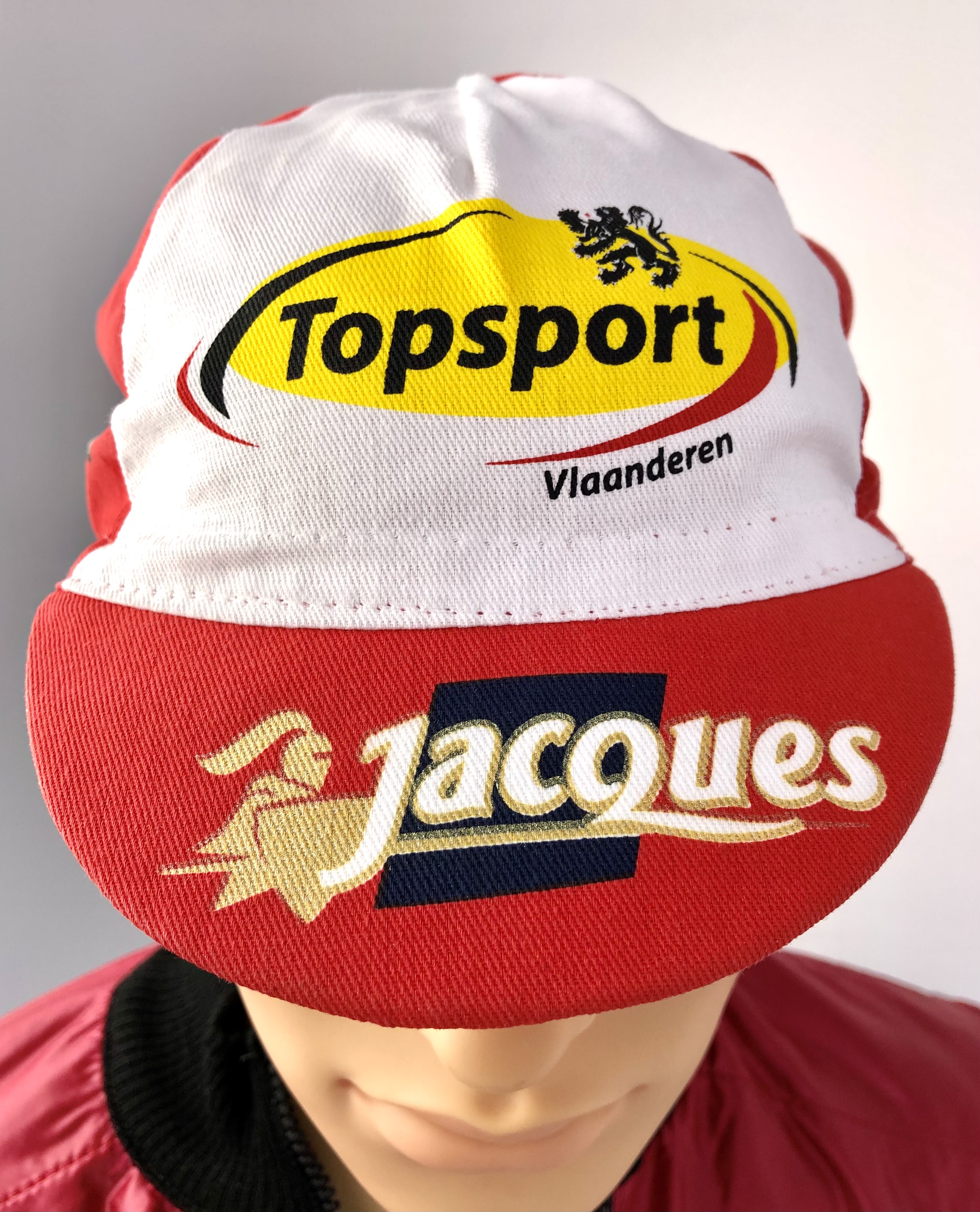 Retro Radsportmütze Team Topsport Jacques