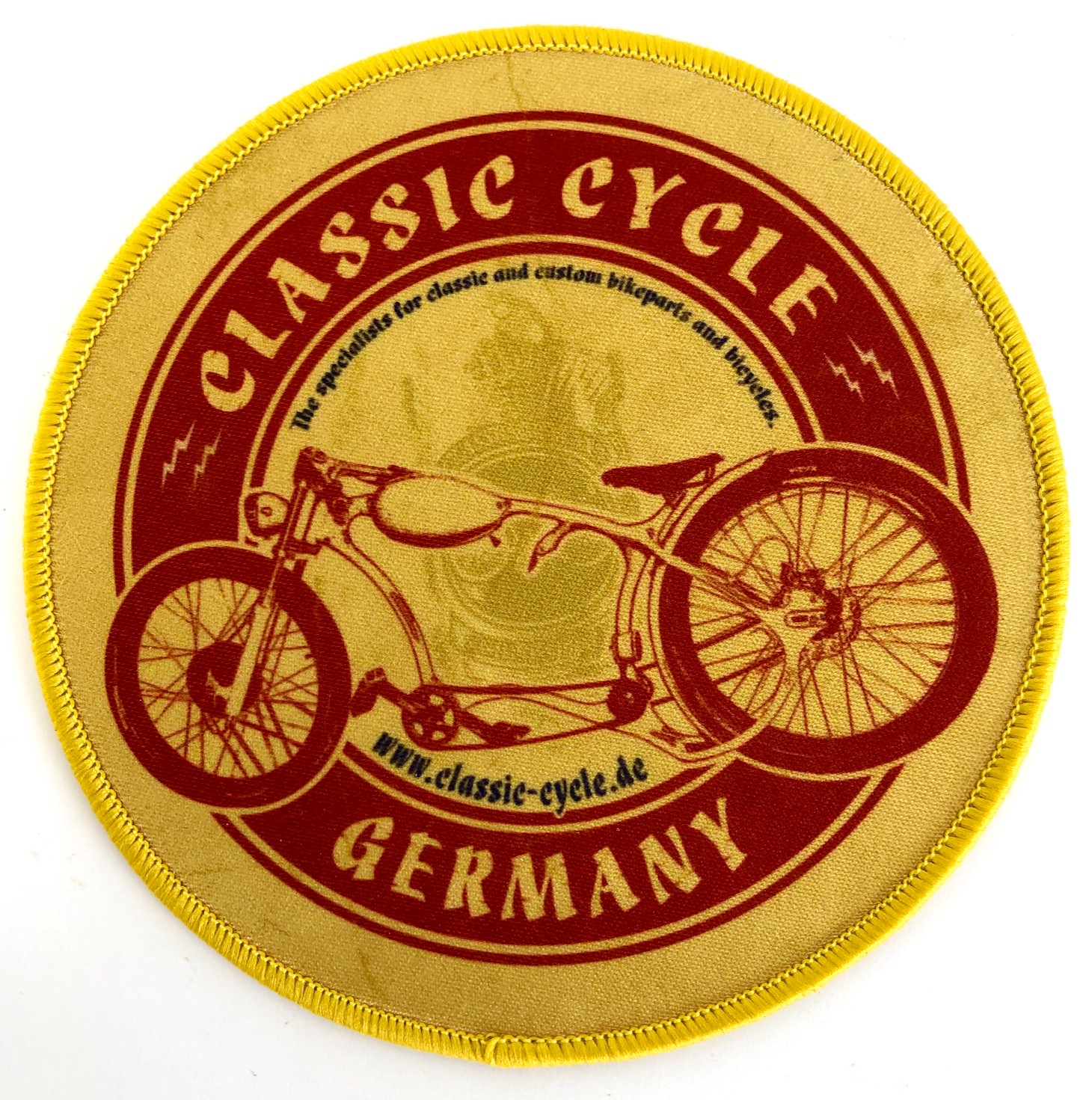 Aufnäher Patch Original Classic Cycle  Bobber Gold