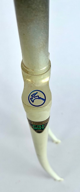 Gazelle Fahrradgabel  mit Campagnolo Ausfallenden  28 Zoll  Schaftlänge: 165 mm Hellelfenbein