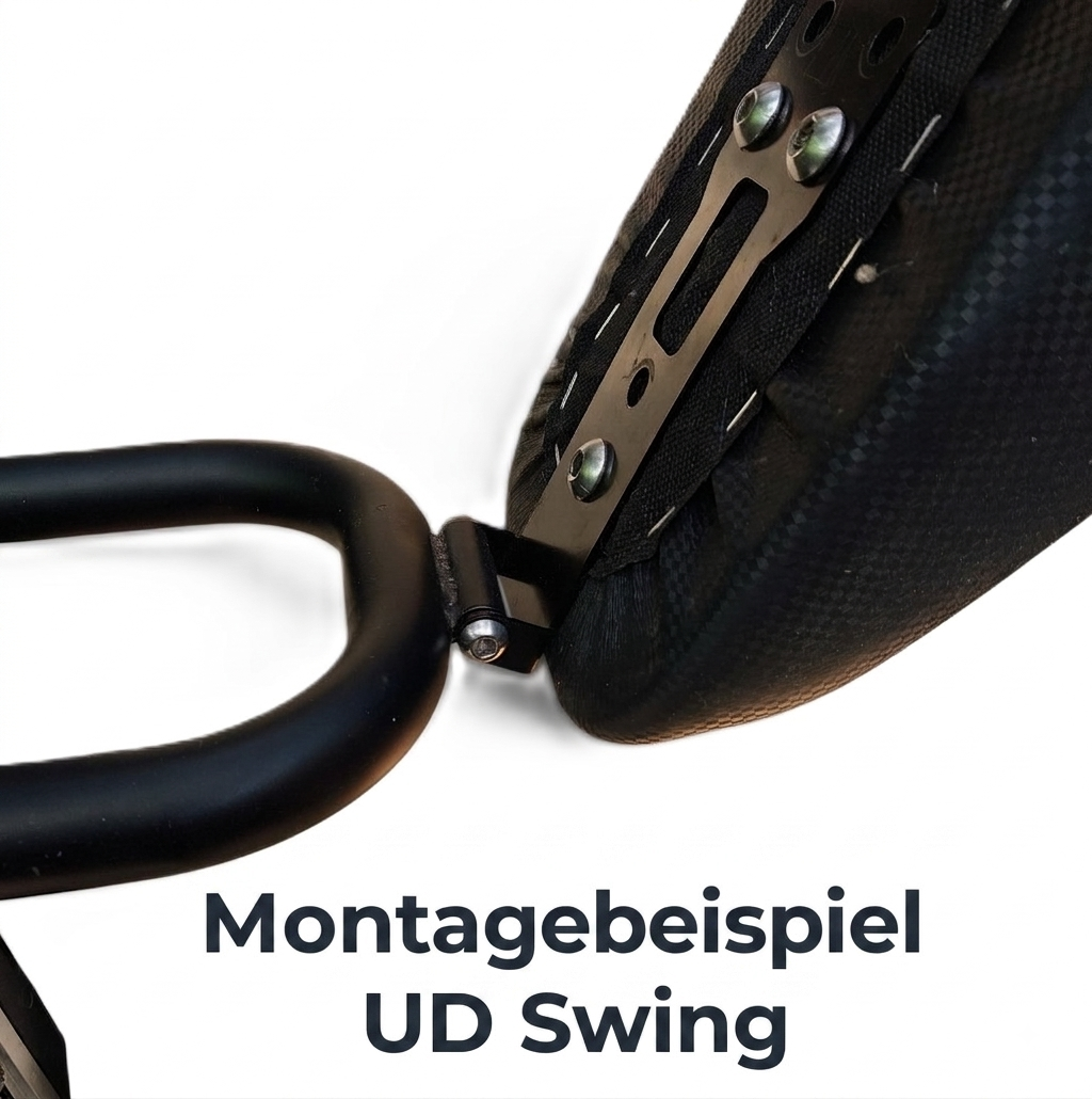 UD Sitzbankhalter / Scharnier für kurze Sitzbank UD Swing und Uni MK