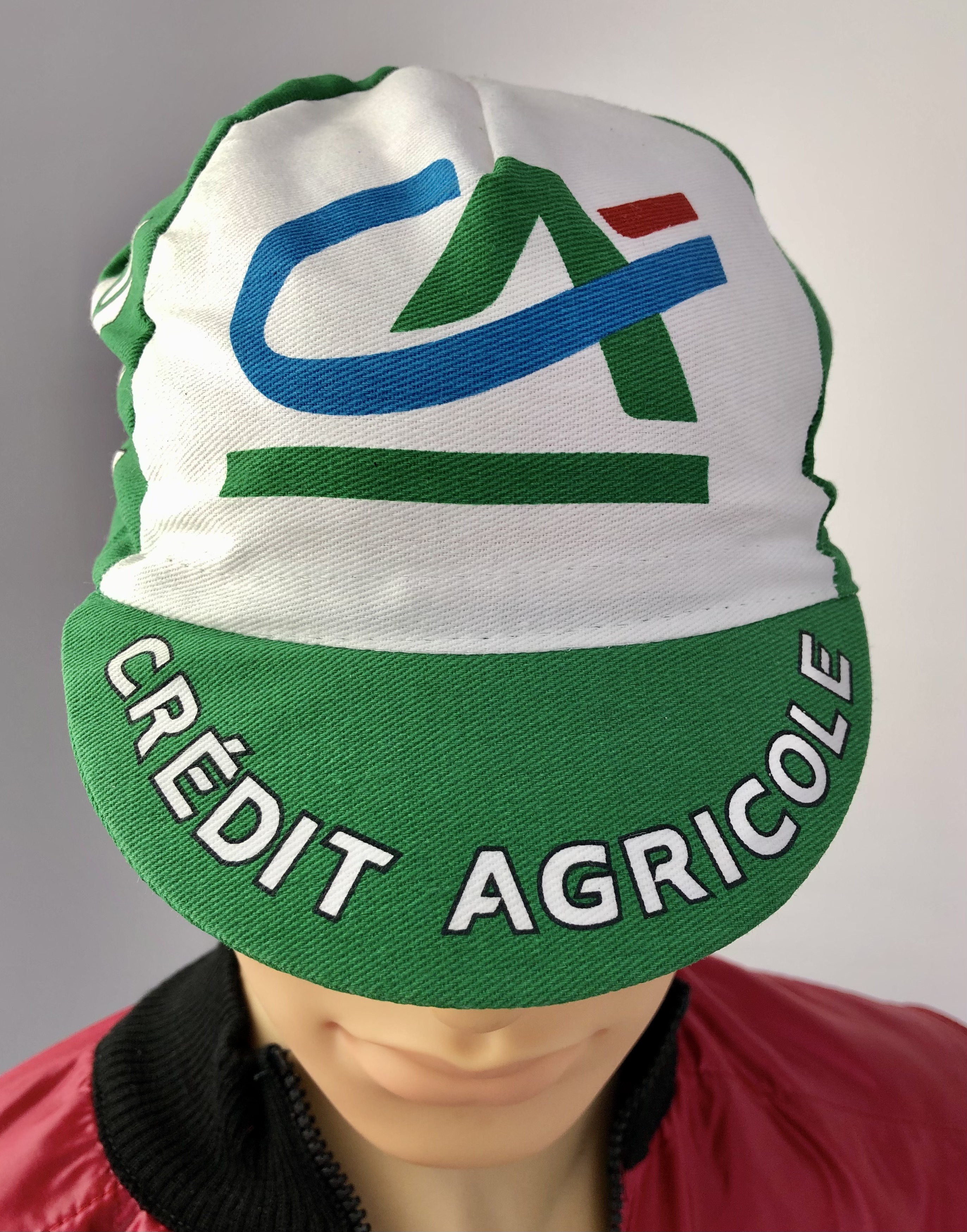 Rennradkappe_Historical_team_cap_retro_cycling_cap_radmutze_Rennkappe_Cycling_-Radlercap_La-Casquette_fahrradkultur_Credit-Agricole_2