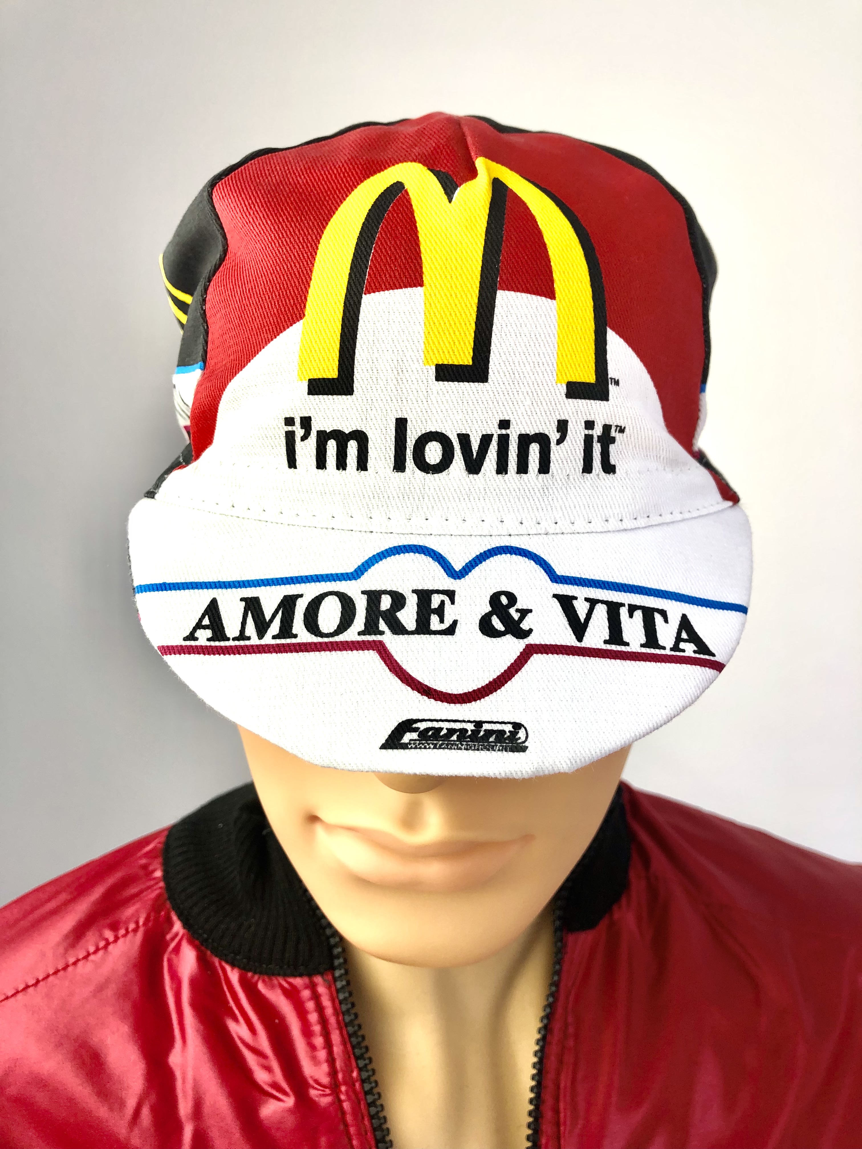 Retro Radsportmütze Team Amore & Vita - McDonald's