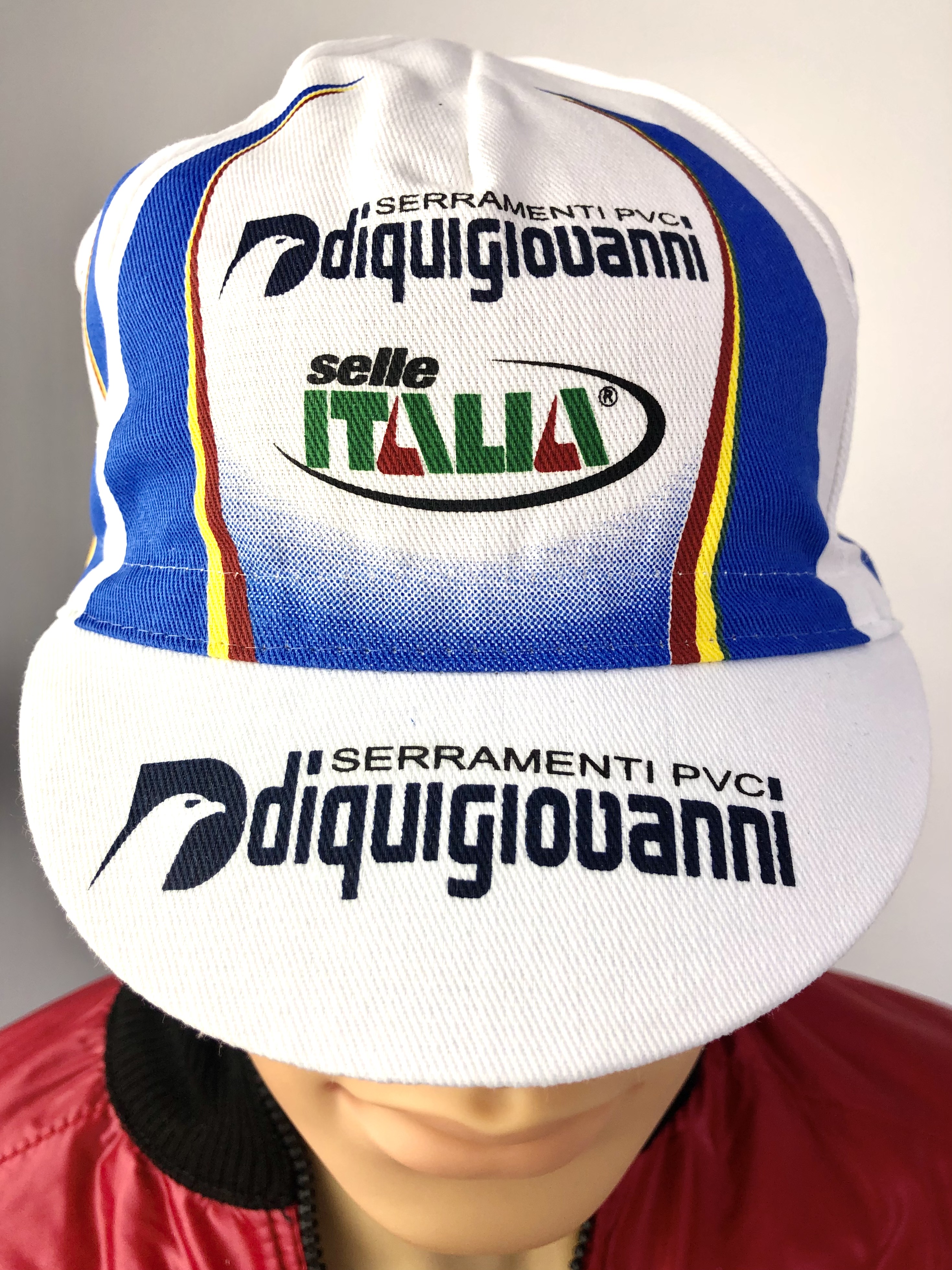 Rennradkappe_Historical_team_cap_retro_cycling_cap_radmutze_Rennkappe_Cycling_-Radlercap_La-Casquette_fahrradkultur_Selle-Italia-Diquigiovanni_3