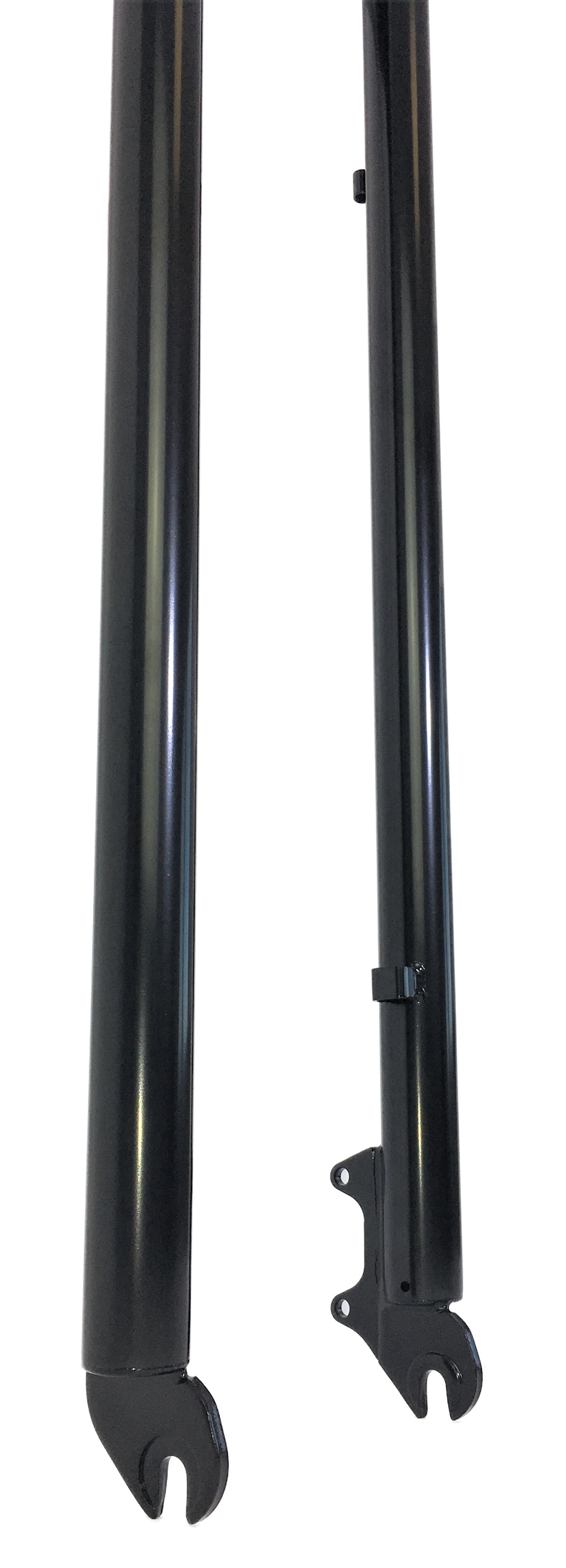 Extra breite Doppelbrückengabel, 900 mm, schwarz für 20-28 Reifen 1 1/8 Schaft