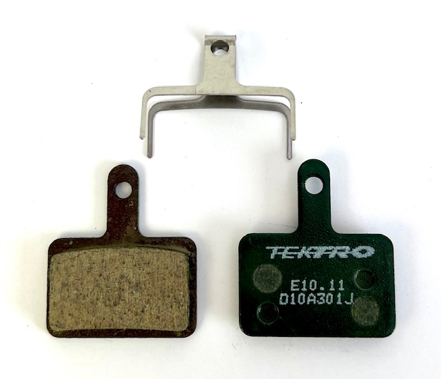 Tektro Bremsbeläge organisch für Scheibenbremsen E10.11 grün