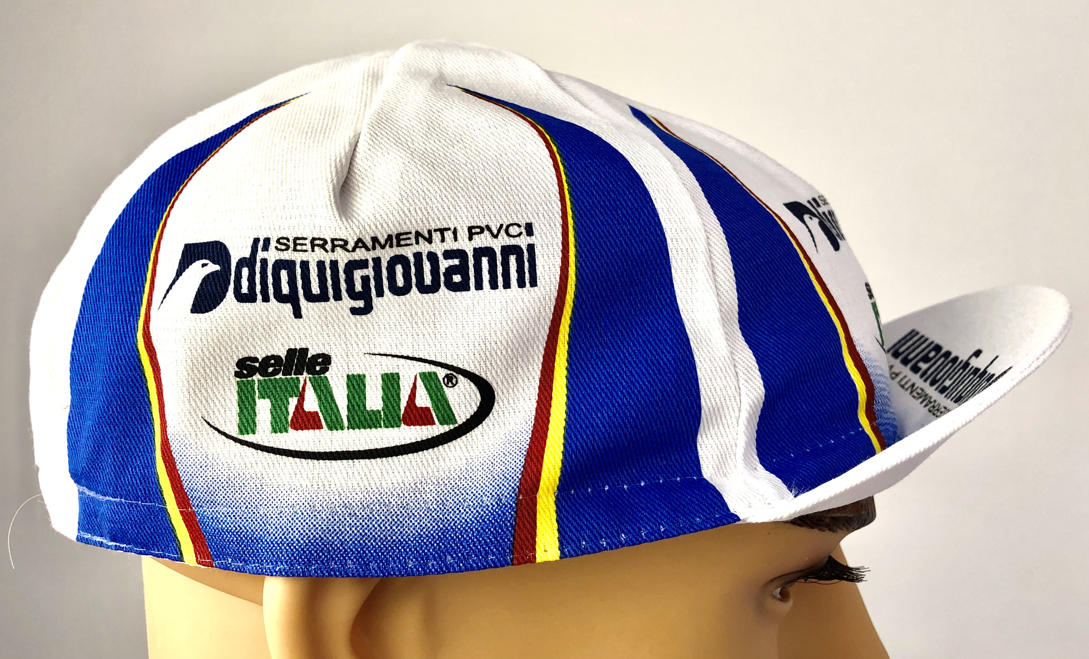 Rennradkappe_Historical_team_cap_retro_cycling_cap_radmutze_Rennkappe_Cycling_-Radlercap_La-Casquette_fahrradkultur_Selle-Italia-Diquigiovanni_1