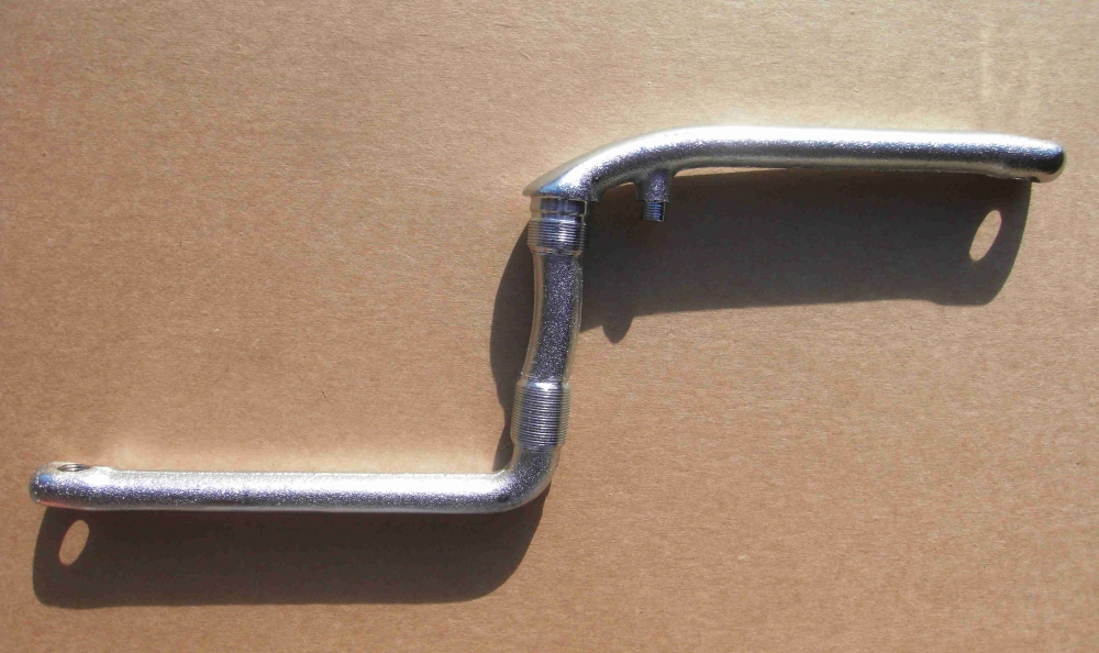 One piece Crank, 175 mm chrom Kurbelgarnitur aus einem Stück