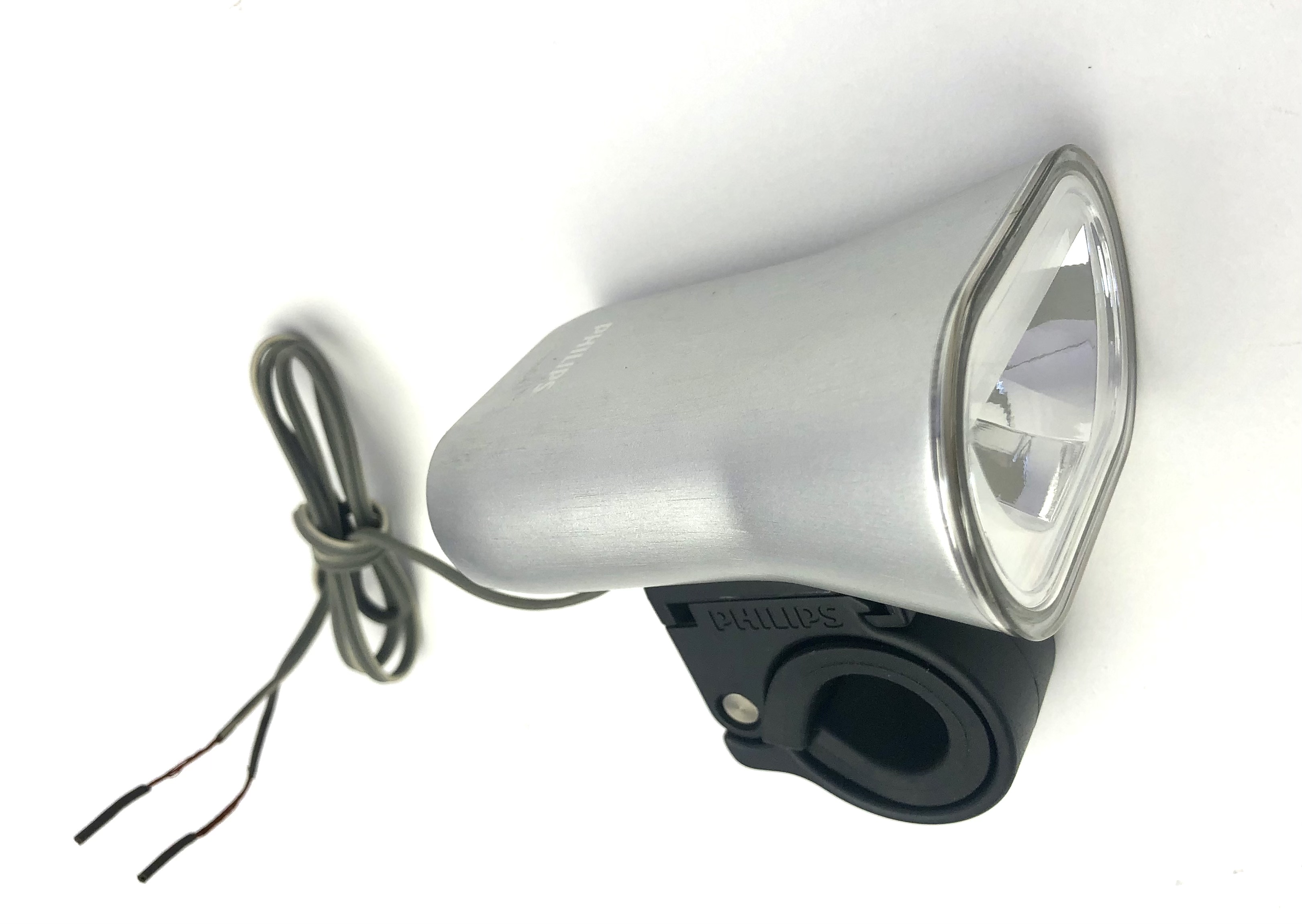 Philips LED E-Bike Frontlampe silber zur Lenkermontage