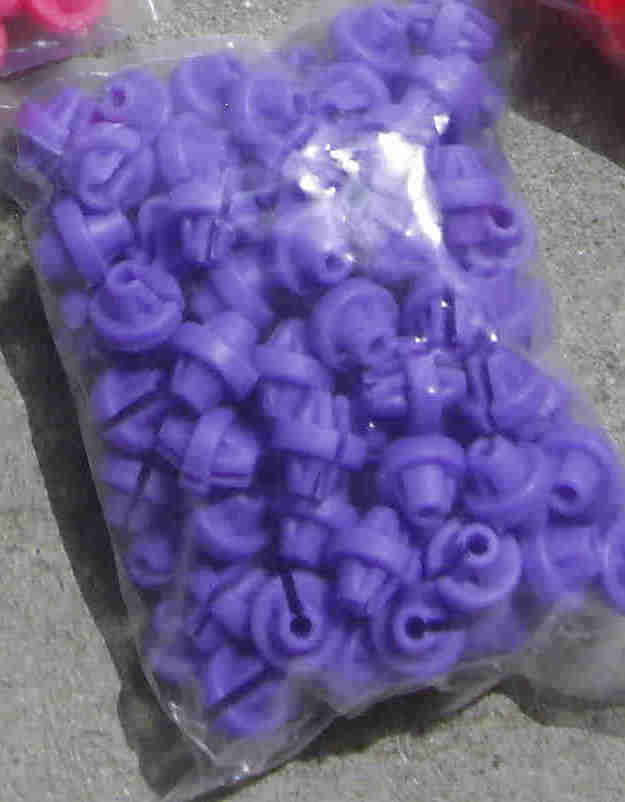 100 Speichenklacker in violett