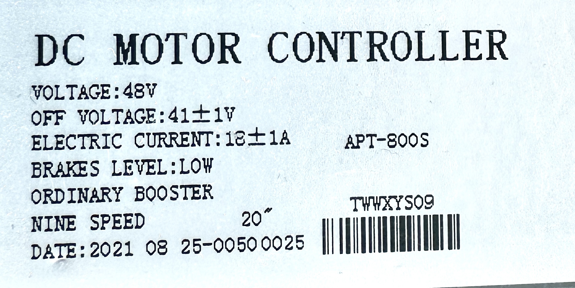 DC_Urban_Drivestyle_Controller_48V