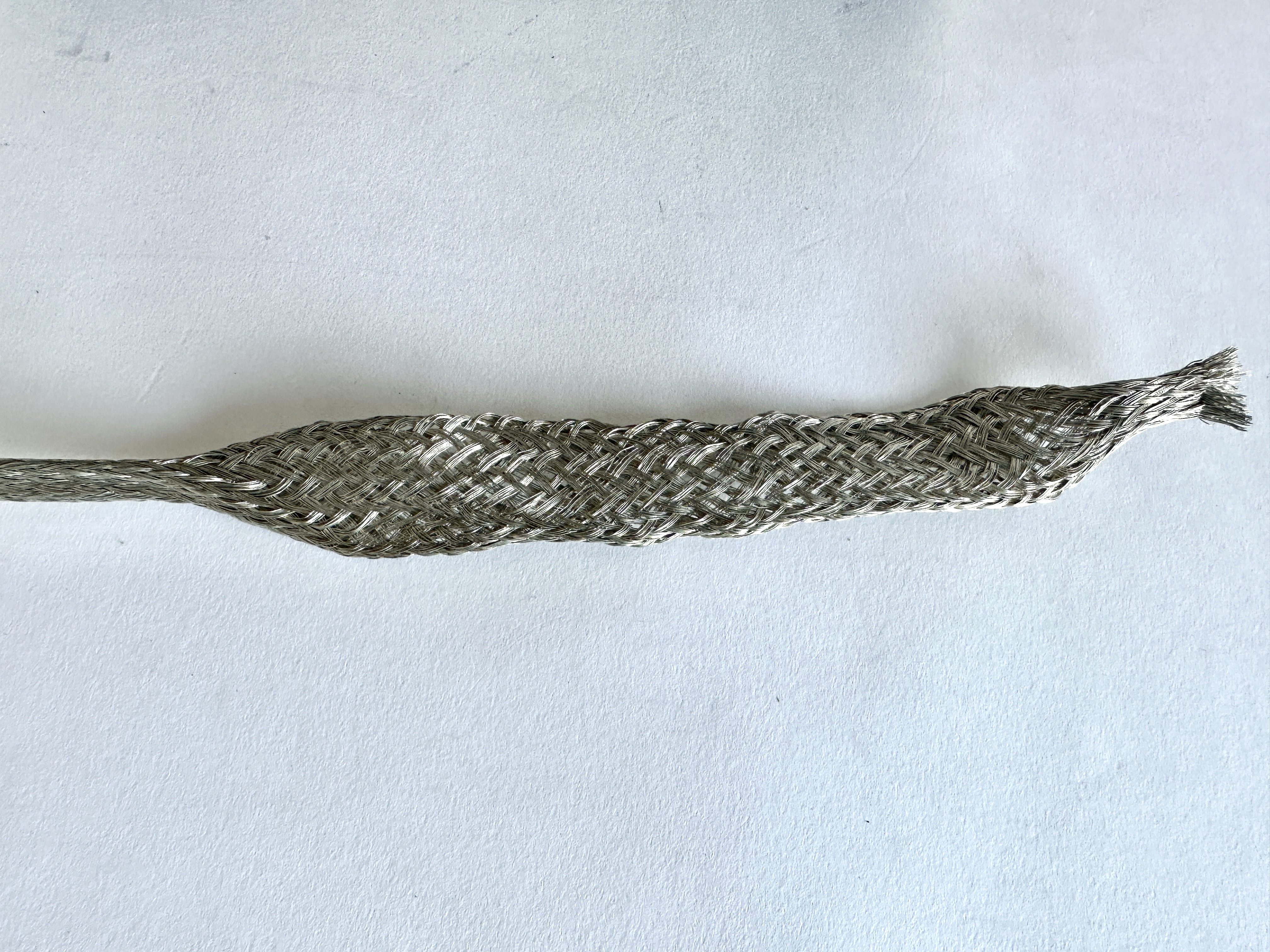 Kabelschutzschlauch - Kupfer-Abschirmschlauch verzinnt Meterware O 8,5 -25 mm   Länge: 10 cm