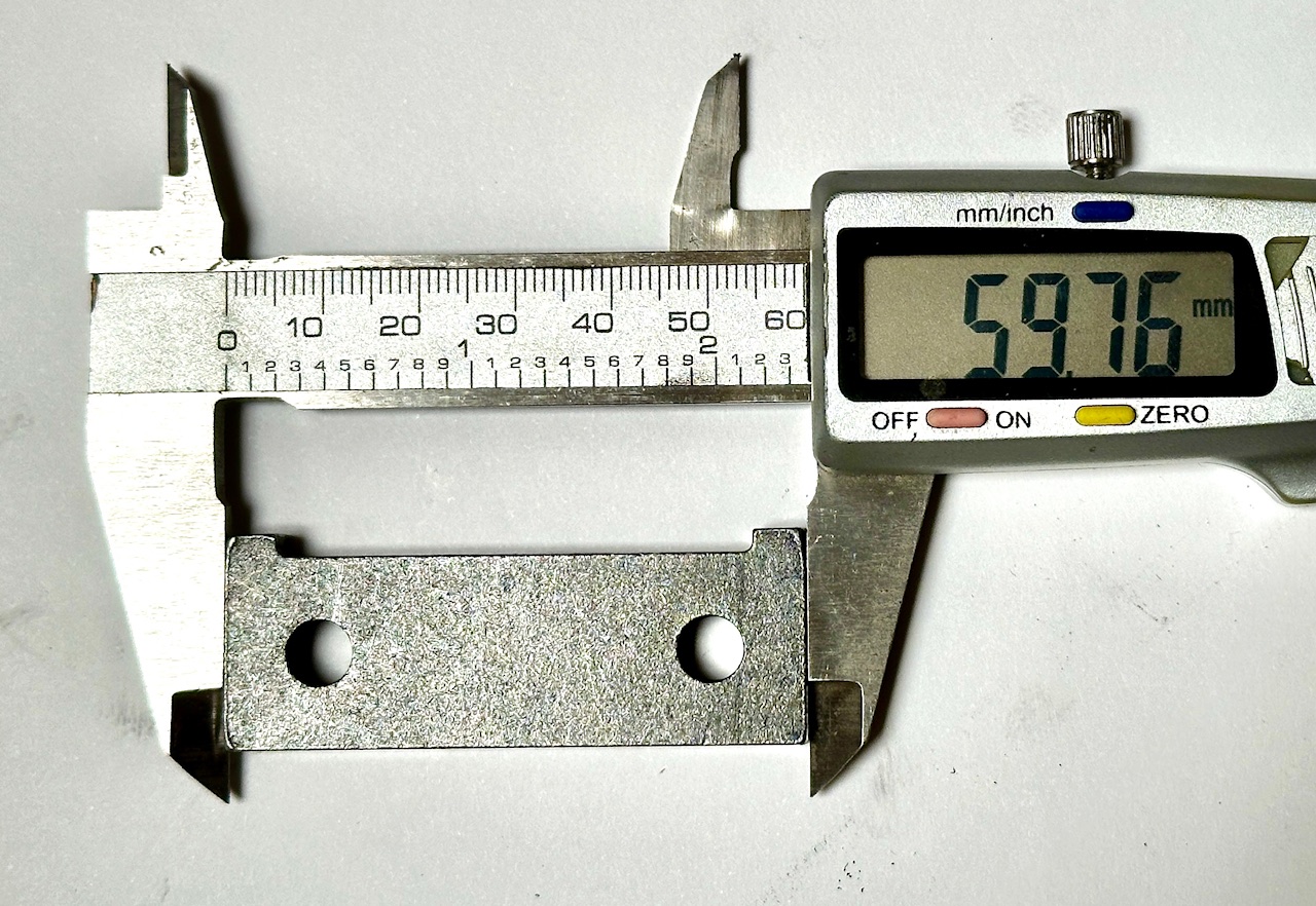 Montageplatte für Klappständer Lochabstand: 40 mm