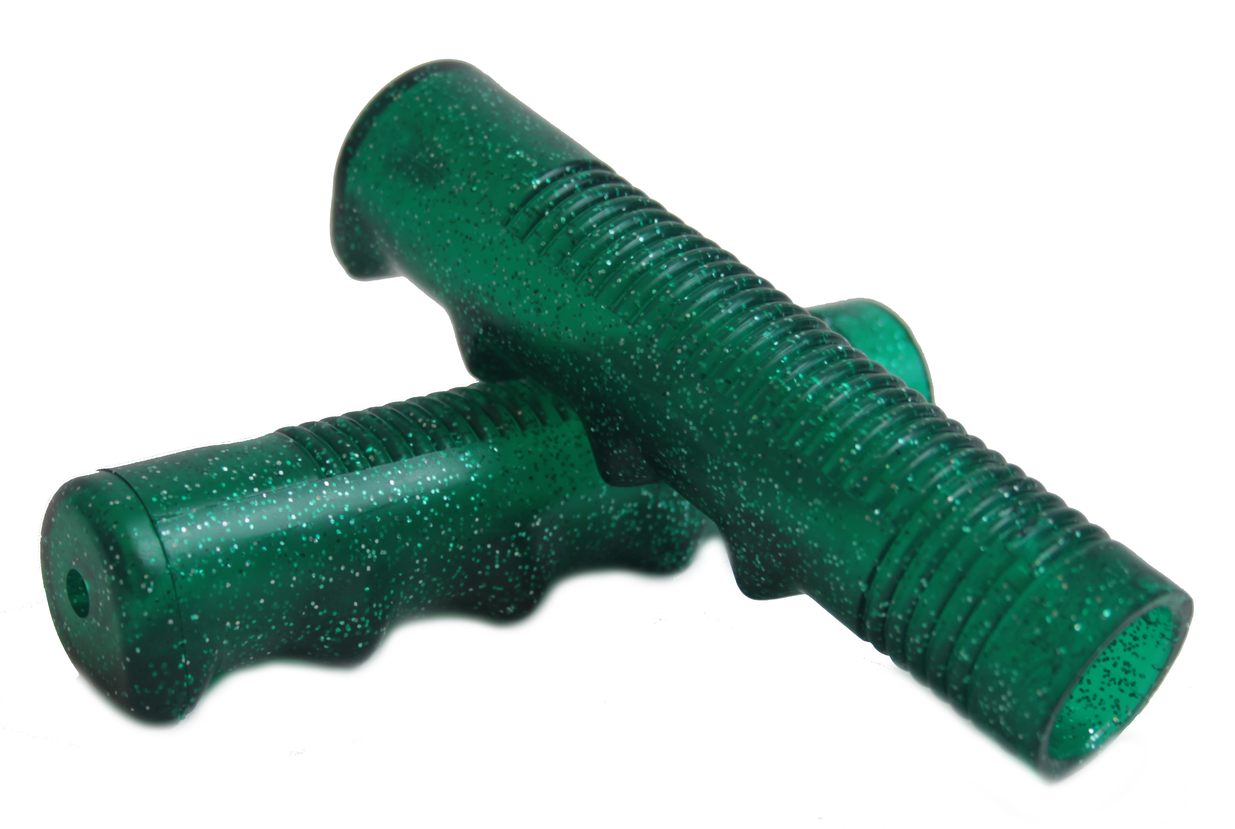 Glittergriff grün Gummi wie 60-70er Jahre