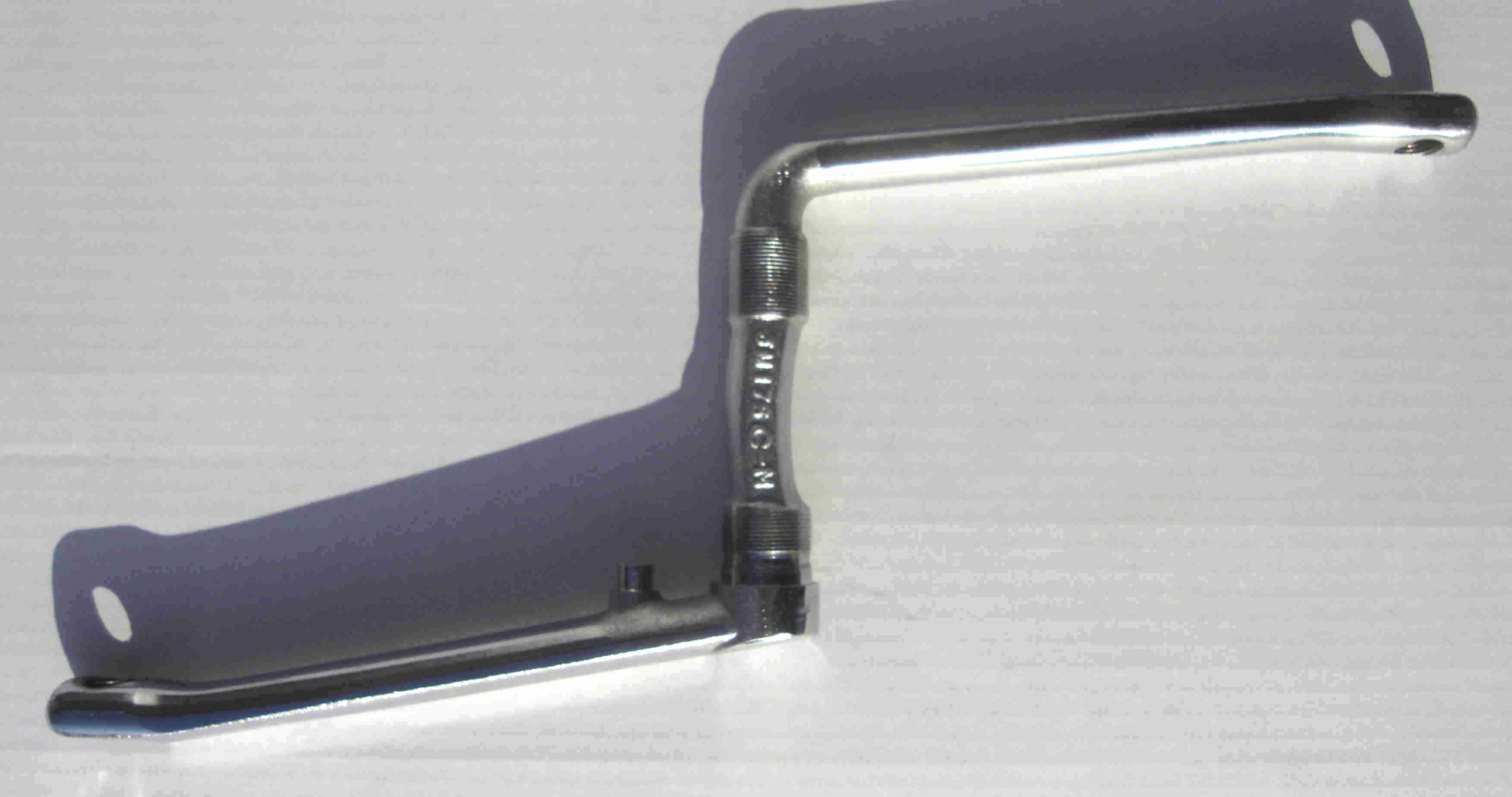 One piece Crank, Kuno Kante 175 mm verchromt Kurbelgarnitur aus einem Stück
