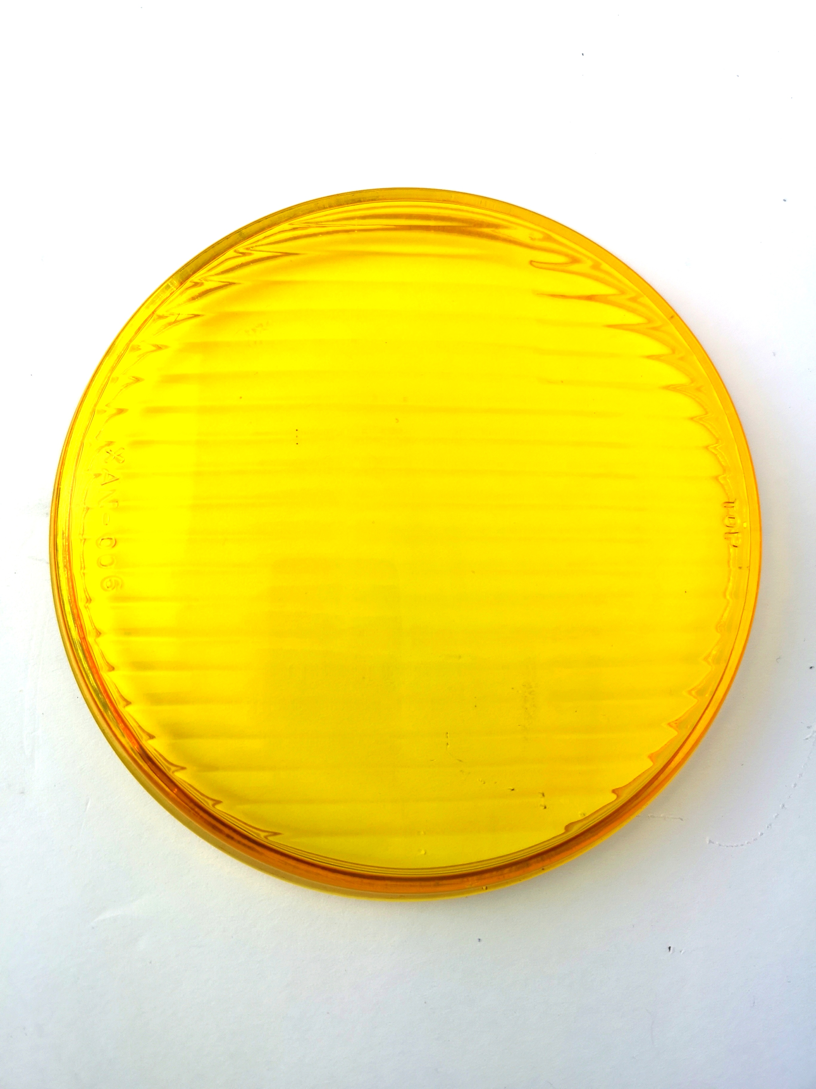 Ersatzglas für Frontlampe  NX 453  452  5 1/2 Zoll, gelb