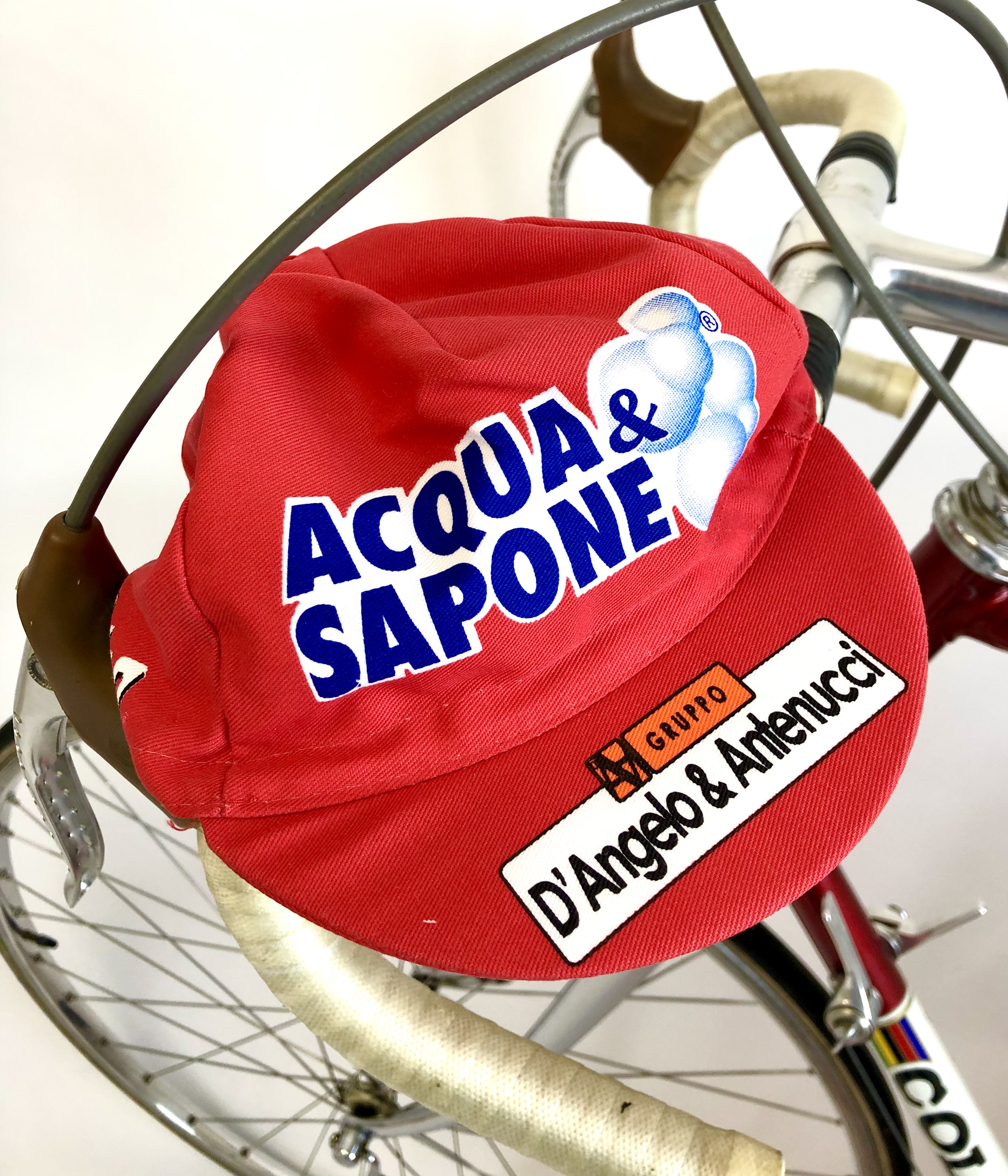 Retro Radsportmütze Team Acqua & Sapone - D´Angelo & Antenucci