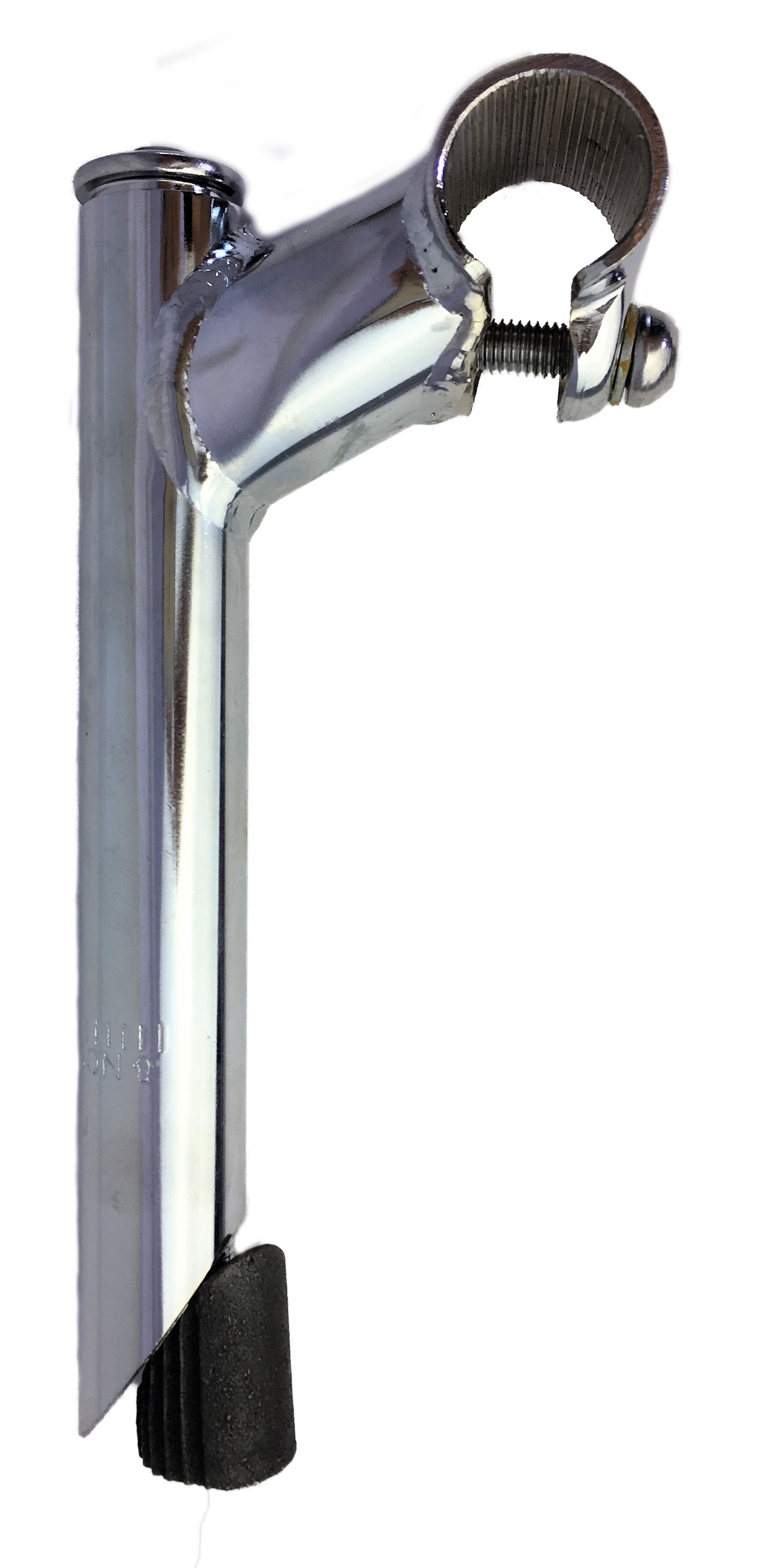 Vorbau, 25,4 - 25,4  60 mm, Stahl-Schaft 1-Fach Schraubenlenkerklemmung verchromt Ergotec