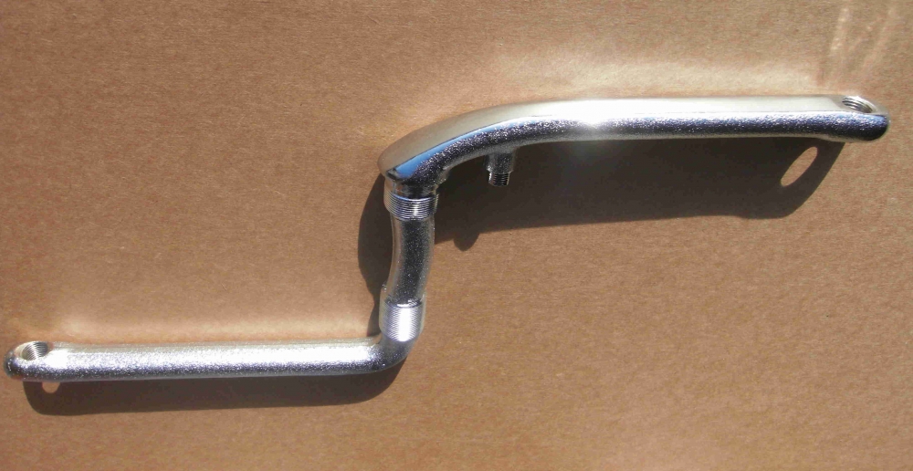 One piece Crank, 175 mm chrom Kurbelgarnitur aus einem Stück