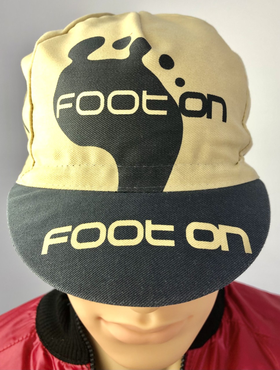 Retro Radsportmütze Team Crédit Agricole - 100% Baumwolle