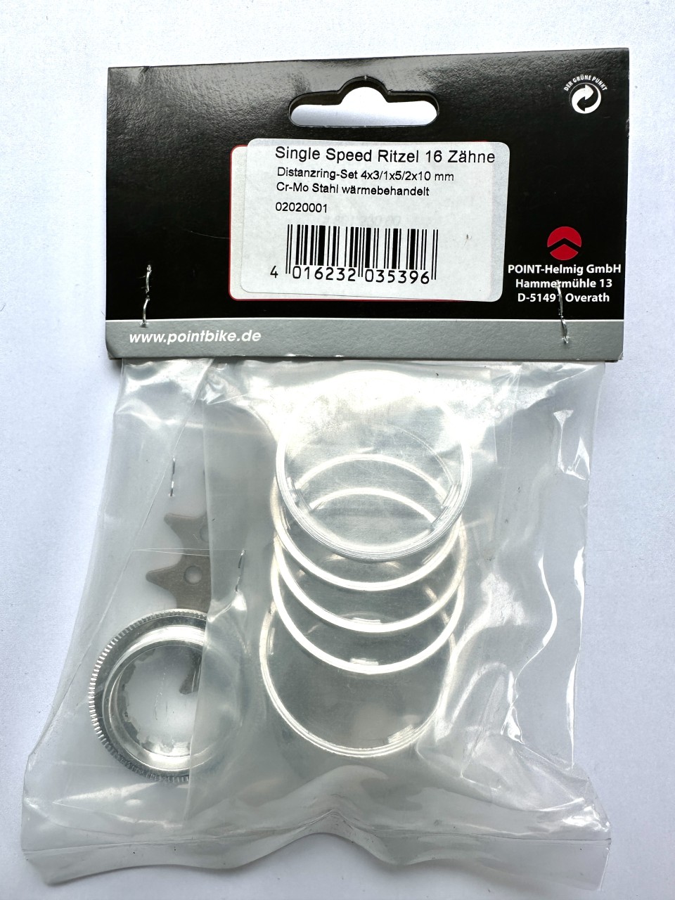Roues Libre (Freilauf-Ritzel) POINT - Filetage 1/2" X 3/32" - 16, 17 Ou 18 Dents - Pour Vélo (Lot De 2) - 4